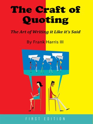 cover image of The Craft of Quoting